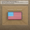 Picture of USA Flag PVC Patch 3.25" x 1.75" by Maxpedition®