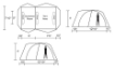 Picture of Twin Peaks Guide 4 Family Tent with Fiberglass Poles by Chinook®