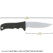 Picture of Small Long Clip Point Fixed Blade Knife (Plain Edge)