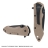 Picture of Ferox Folding Knife (Serrated Blade / Khaki Handle)