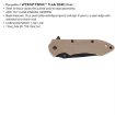 Picture of Ferox Folding Knife (Plain Blade / Khaki Handle)