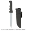 Picture of Large Short Clip Point Fixed Blade Knife (Plain Edge)