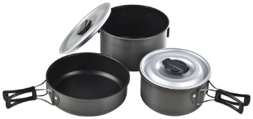 Show details for Hard Anodized Non-Stick Cookset by Chinook® Picture of Hard Anodized Non-Stick Cookset by Chinook®