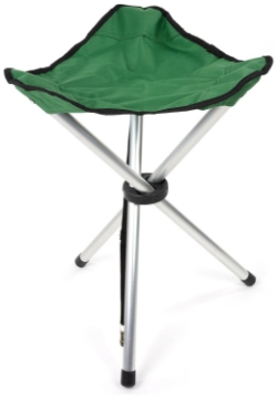 Show details for Tripod Aluminum Folding Stool by TrailSide Picture of Tripod Aluminum Folding Stool by TrailSide