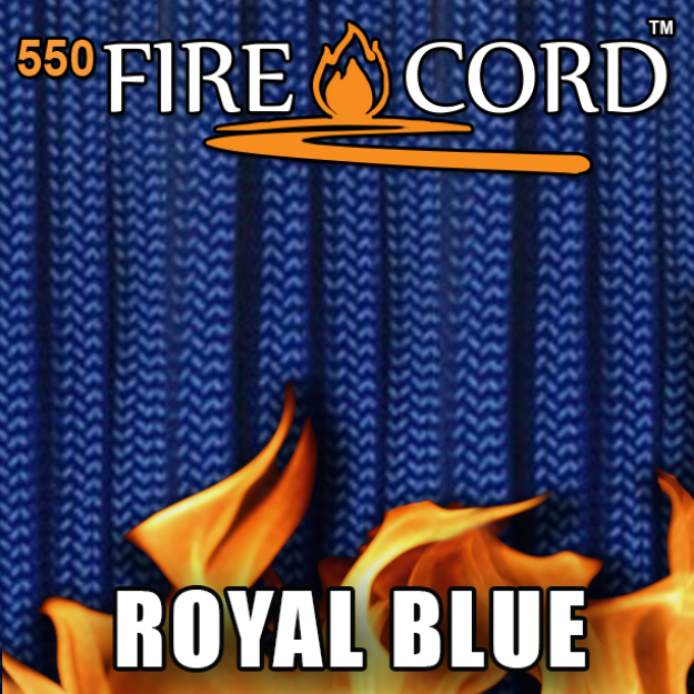 Picture of 550 FireCord - Royal Blue - 25 Feet by Live Fire Gear™