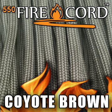 Show details for 550 FireCord - Coyote Brown - 50 Feet by Live Fire Gear™ Picture of 550 FireCord - Coyote Brown - 50 Feet by Live Fire Gear™