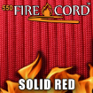 Picture of 550 FireCord - Red - 50 Feet by Live Fire Gear™