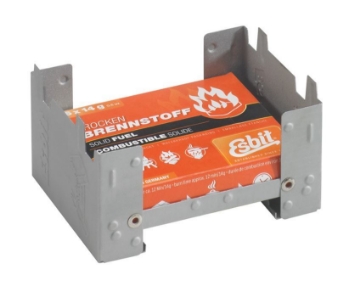 Show details for Esbit® Small Pocket Stove Including 6 x 14g Solid Fuel Tablets Picture of Esbit® Small Pocket Stove Including 6 x 14g Solid Fuel Tablets