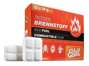 Show details for Esbit® Solid Fuel Tablets 12 x 14 Grams Picture of Esbit® Solid Fuel Tablets 12 x 14 Grams