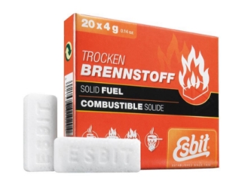 Show details for Esbit® Solid Fuel Tablets 20 x 4 Grams Picture of Esbit® Solid Fuel Tablets 20 x 4 Grams