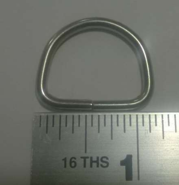 Picture of 28mm D-Ring - Non Welded - Stainless Steel