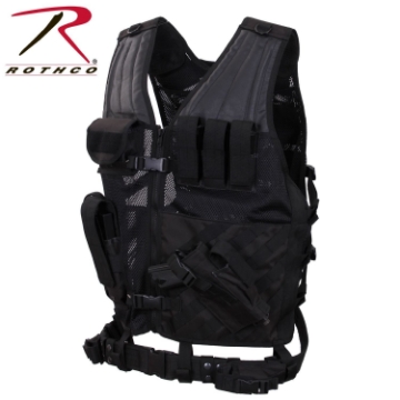 Show details for Cross Draw MOLLE Tactical Vest by Rothco® Picture of Cross Draw MOLLE Tactical Vest by Rothco®
