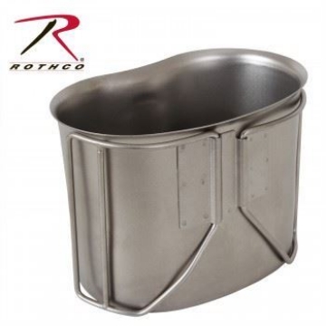 Show details for GI Style Stainless Steel Canteen Cup by Rothco® Picture of GI Style Stainless Steel Canteen Cup by Rothco®