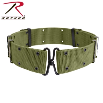 Show details for Pistol Belt GI Style with Metal Buckle by Rothco® Picture of Pistol Belt GI Style with Metal Buckle by Rothco®