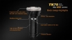 Picture of TK75 2015 Flashlight - Max 4,000 Lumens by Fenix™ Flashlight