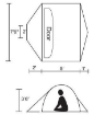 Picture of Sirocco 2 Person Aluminum Poles 3-Season Tent by Chinook®