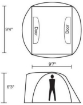 Picture of BLOWOUT: Tornado 6 - Fiberglass Poles - Tent by Chinook®