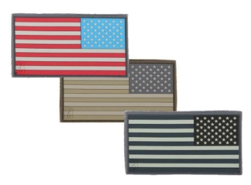 Show details for 3D PVC Patch 2 x 1 Reverse Detailed American Flag Picture of 3D PVC Patch 2 x 1 Reverse Detailed American Flag