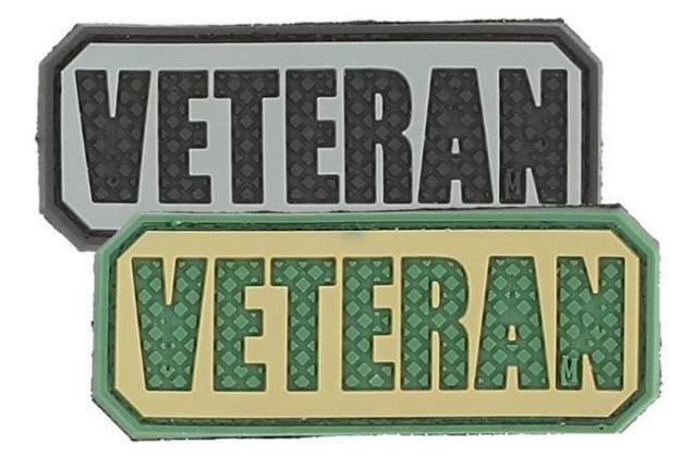 Picture of 3D PVC Patch 2.5 x 1 Veteran Identification Panel