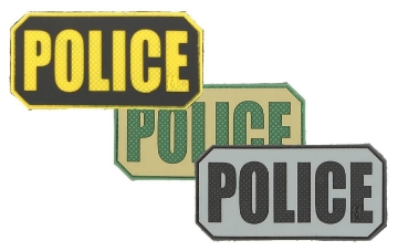 Show details for 4 x 2 Police Identification Panel 3D PVC Patch Picture of 4 x 2 Police Identification Panel 3D PVC Patch