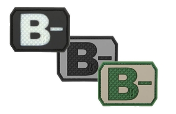 Show details for B- (Negative) Blood Type Patch  1.5" x 1.125" Picture of B- (Negative) Blood Type Patch  1.5" x 1.125"