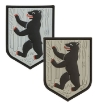 Picture of Berlin Bear Patch 1.63" x 2.125" 3D PVC Morale Patch by Maxpedition®