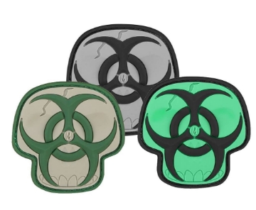 Show details for Biohazard Skull PVC Patch 2" x 2" by Maxpedition® Picture of Biohazard Skull PVC Patch 2" x 2" by Maxpedition®