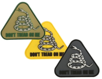 Show details for Don't Tread On Me PVC Patch 3" x 2.6" by Maxpedition® Picture of Don't Tread On Me PVC Patch 3" x 2.6" by Maxpedition®