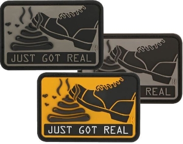 Show details for IT JUST GOT REAL PVC Patch 2.23" x 1.5" by Maxpedition® Picture of IT JUST GOT REAL PVC Patch 2.23" x 1.5" by Maxpedition®