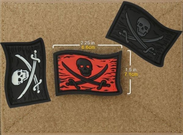 Picture of Jolly Roger PVC Patch 2.25" x 1.5" by Maxpedition®