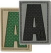 Picture of LETTER "A" PVC Patch 0.84" x 1.18" by Maxpedition®