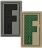 Picture of LETTER "F" PVC Patch 0.7" x 1.18" by Maxpedition®