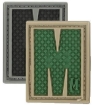 Picture of LETTER "M" PVC Patch 0.94" x 1.18" by Maxpedition®