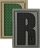 Picture of LETTER "R" PVC Patch 0.84" x 1.18" by Maxpedition®