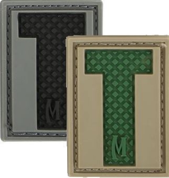 Show details for LETTER "T" PVC Patch 0.84" x 1.18" by Maxpedition® Picture of LETTER "T" PVC Patch 0.84" x 1.18" by Maxpedition®