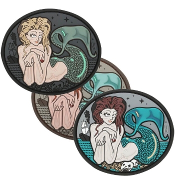 Show details for Mermaid 3.02" x 3.02" 3D PVC Morale Patch by Maxpedition® Picture of Mermaid 3.02" x 3.02" 3D PVC Morale Patch by Maxpedition®