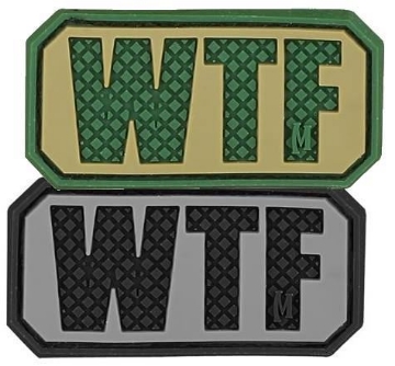 Show details for WTF PVC Patch 2" x 1" by Maxpedition® Picture of WTF PVC Patch 2" x 1" by Maxpedition®