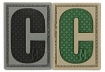 Picture of LETTER "C" PVC Patch 0.84" x 1.18" by Maxpedition®