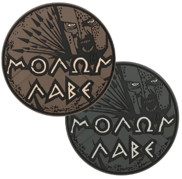 Show details for Molon Labe PVC Patch 3" x 3" by Maxpedition® Picture of Molon Labe PVC Patch 3" x 3" by Maxpedition®