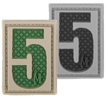 Show details for Number 5 PVC Patch 0.84" x 1.18" by Maxpedition® Picture of Number 5 PVC Patch 0.84" x 1.18" by Maxpedition®