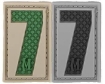 Picture of Number 7 PVC Patch 0.7" x 1.18" by Maxpedition®