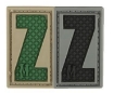 Picture of LETTER "Z" PVC Patch 0.7" x 1.18" by Maxpedition®