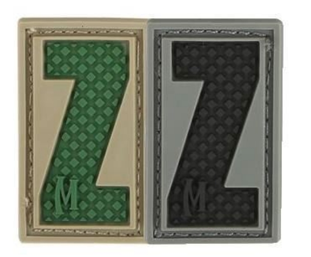 Picture of LETTER "Z" PVC Patch 0.7" x 1.18" by Maxpedition®