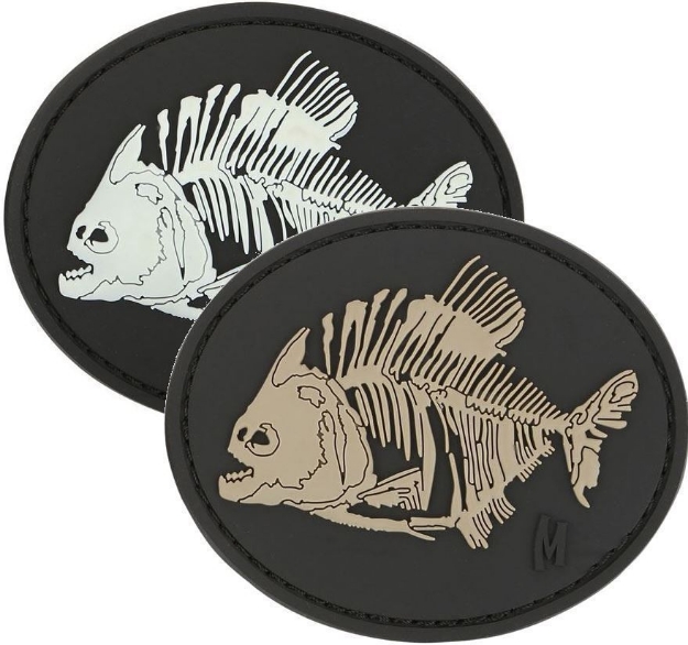 Picture of Piranha Bones PVC Patch 3" x 2.5" by Maxpedition®