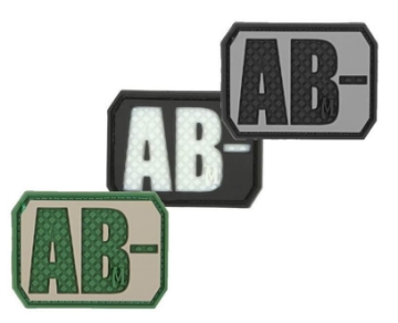 Show details for AB- (Negative) Blood Type Patch  1.5" x 1.125" Picture of AB- (Negative) Blood Type Patch  1.5" x 1.125"