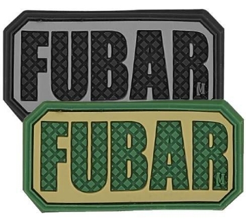 Show details for FUBAR PVC Patch 2" x 1" by Maxpedition® Picture of FUBAR PVC Patch 2" x 1" by Maxpedition®
