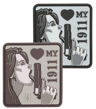 Show details for Love my 1911 PVC Patch 2.6" x 2.8" by Maxpedition® Picture of Love my 1911 PVC Patch 2.6" x 2.8" by Maxpedition®