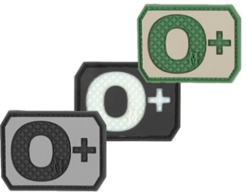 Show details for O+ (Positive) Blood Type Patch  1.5" x 1.125" Picture of O+ (Positive) Blood Type Patch  1.5" x 1.125"