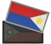 Picture of Philippines Flag PVC Patch 3" x 1.6" by Maxpedition®