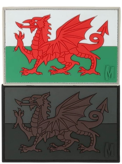 Picture of Welsh Flag PVC Patch 3" x 2" by Maxpedition®